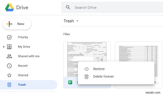Google 드라이브에서 삭제된 파일 복구하는 방법 총정리