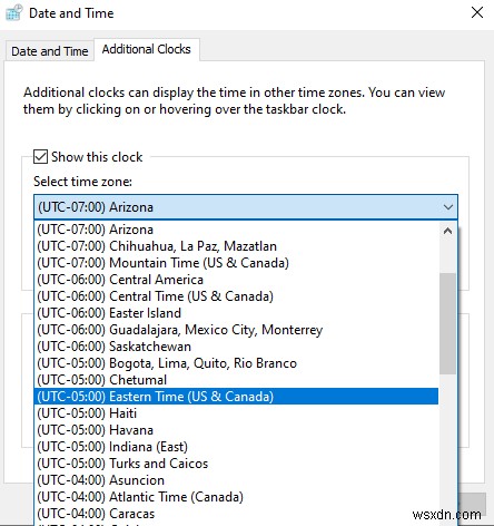 Windows 10 작업 표시줄에 여러 시계를 표시하는 3가지 방법