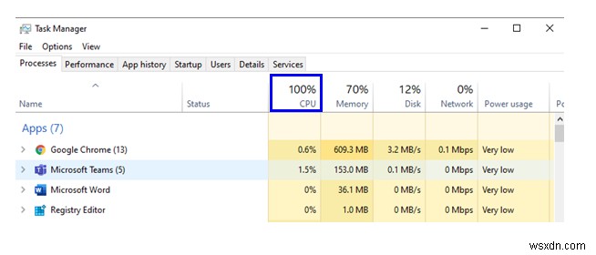 Windows 10에서 맬웨어 방지 서비스 실행 파일(msmpeng.exe)의 높은 CPU 사용량 문제를 해결하는 방법