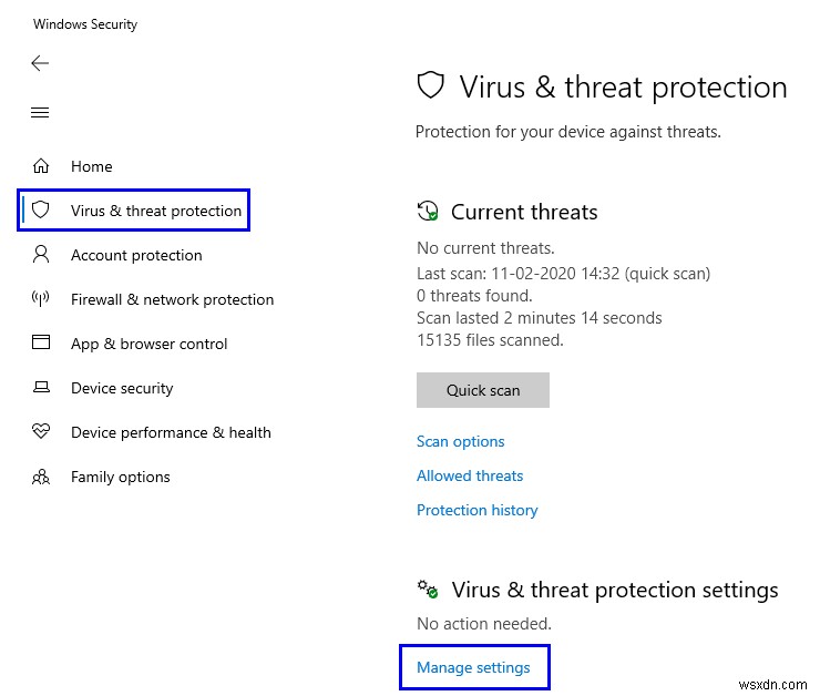 Windows 10에서 맬웨어 방지 서비스 실행 파일(msmpeng.exe)의 높은 CPU 사용량 문제를 해결하는 방법