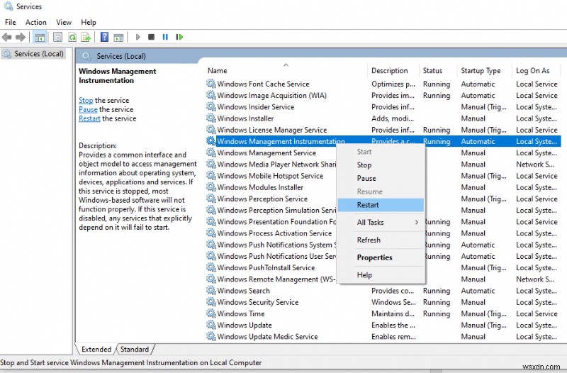 Windows 10에서 WMI 공급자 호스트(WmiPrvSE.exe) CPU 점유율 높음 현상 해결하는 완벽 가이드
