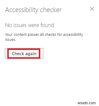 Outlook 접근성 검사기로 이메일 접근성 확인하는 방법