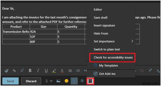 Outlook 접근성 검사기로 이메일 접근성 확인하는 방법