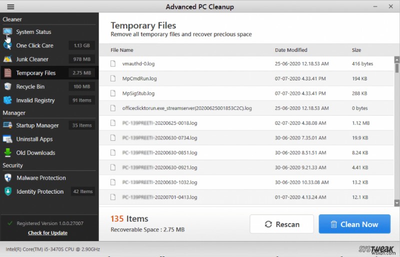 Advanced PC Cleanup 리뷰 – 윈도우 PC 최적화와 정리를 한 번에