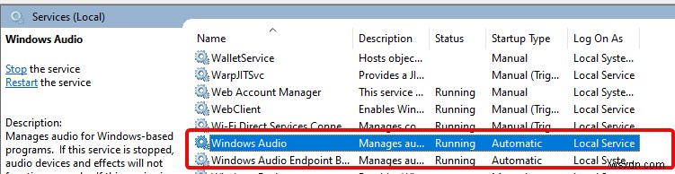 Windows 11/10 PC에서  오디오 서비스가 실행되고 있지 않습니다  오류 해결하는 4가지 방법