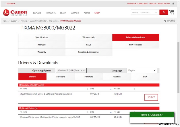 캐논(Canon) MG3000 프린터 드라이버 다운로드 및 업데이트 방법 총정리