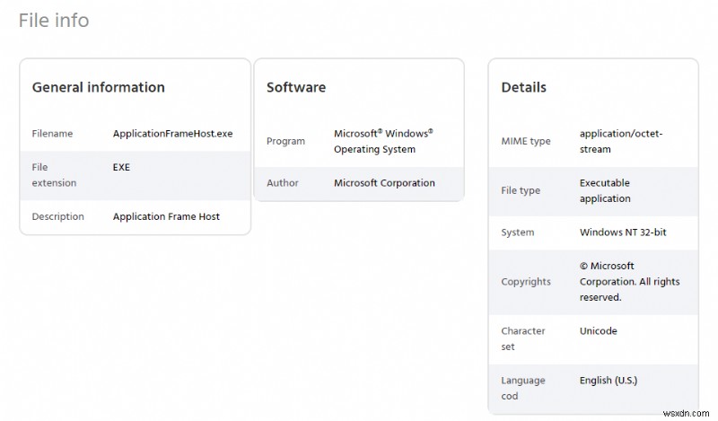 ApplicationFrameHost.exe란 무엇이며, 오류가 발생했을 때 복구하는 방법