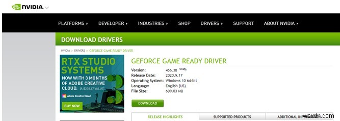 NVIDIA 지포스 RTX 3080 드라이버 다운로드 및 업데이트 방법 총정리