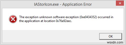 IAStorIcon.exe란 무엇인가? IAStorIcon.exe 응용 프로그램 오류 해결 방법 총정리