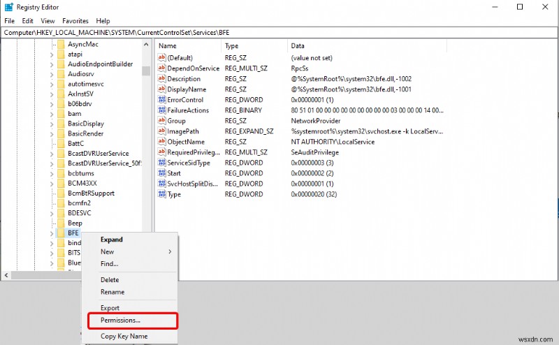 Windows 기본 필터링 엔진(BFE) 서비스 오류 복구 방법 완벽 가이드