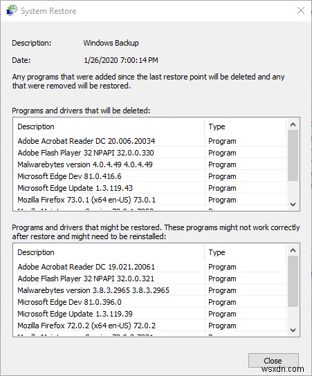 Windows 예기치 않은 종료에서 복구됨 오류, 단계별 해결 방법