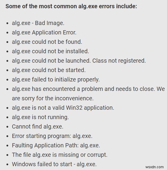 alg.exe란 무엇인가? Windows 프로세스의 정체와 높은 CPU 사용량 해결 방법