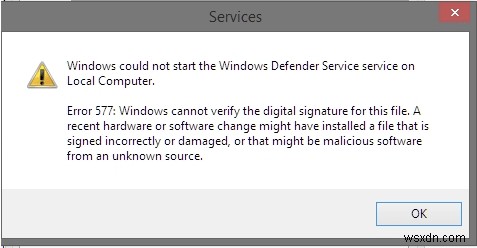 Windows Defender 오류 577 해결 방법: 원인부터 단계별 수정 가이드까지