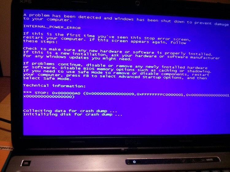 Windows 10 내부 전원 오류(Internal Power Error) 해결 방법 총정리