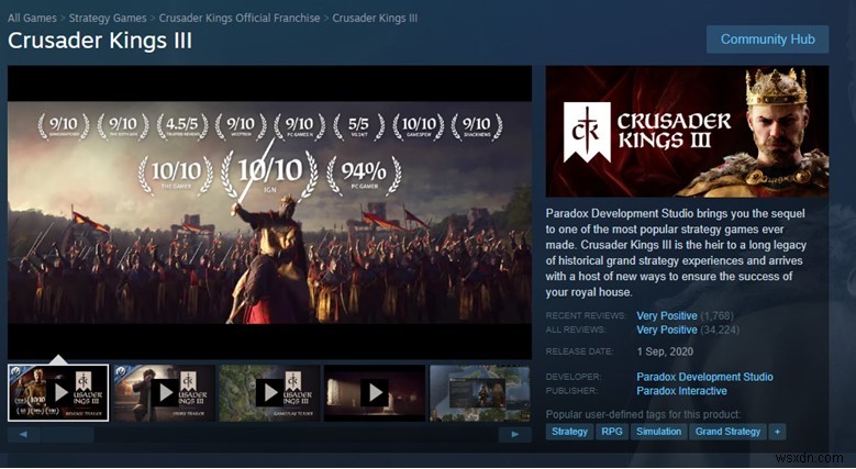 PC에서 Crusader Kings 3(크루세이더 킹스 3) 충돌 문제 해결하는 6가지 방법