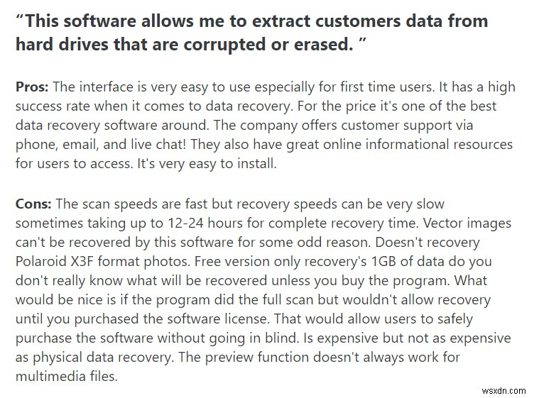 Stellar Data Recovery 2022 완벽 리뷰: 기능, 장단점, 가격 및 사용자 평가