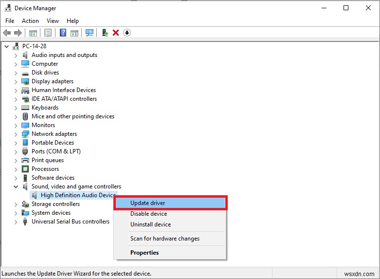 Windows 10에서 일반 오디오 드라이버 오류 감지 시 해결 방법