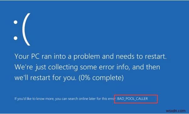 Windows 10 Bad_Pool_Caller 블루스크린(BSOD) 오류, 이렇게 해결하세요