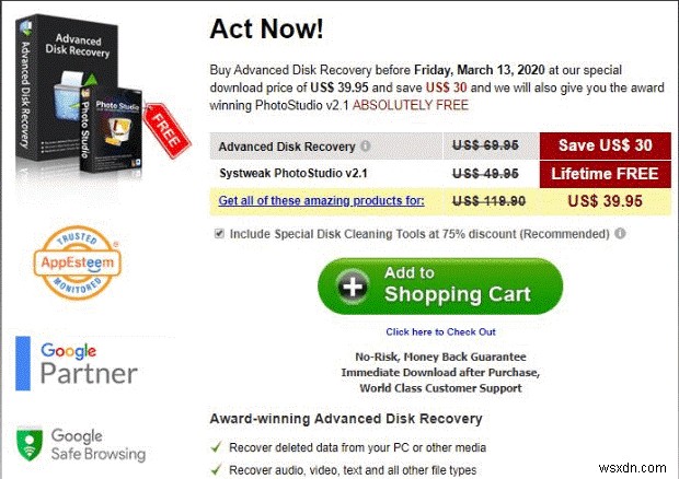 Disk Drill vs Advanced Disk Recovery: Windows 최고의 파일 복구 소프트웨어 비교