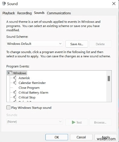 Windows 11 시작 소리 끄는 방법 3가지 총정리