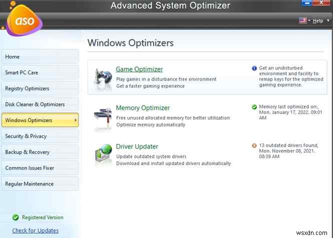 Advanced System Optimizer로 메모리 최적화하고 시스템 캐시 관리하는 방법