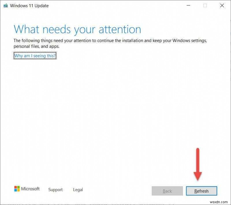 Windows 11/10  주의가 필요한 사항  업데이트 오류 해결 방법