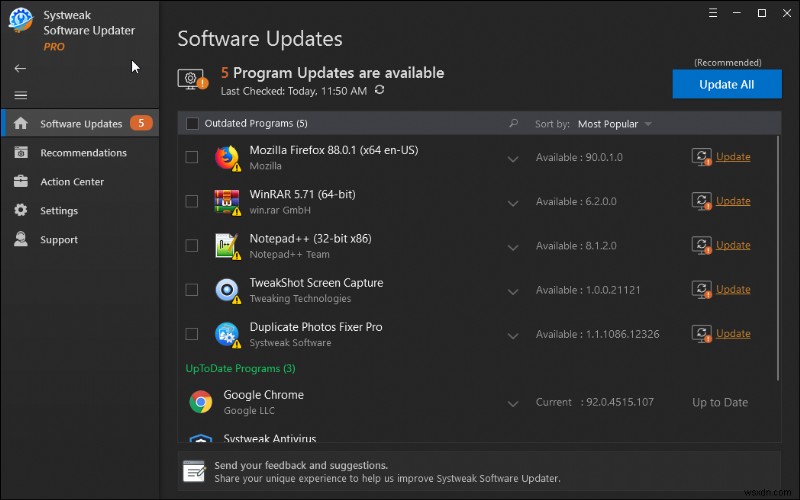 Windows 11에서 자동 업데이트 스케줄러를 설정하는 방법
