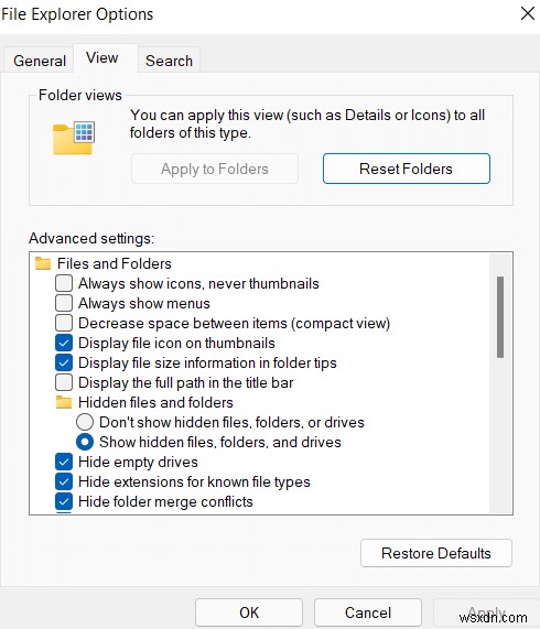 Windows 11/10에서 폴더에 파일이 표시되지 않을 때, 확실한 해결 방법 7가지