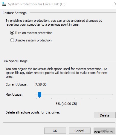 Windows 10 복원 지점 문제 해결 방법 총정리