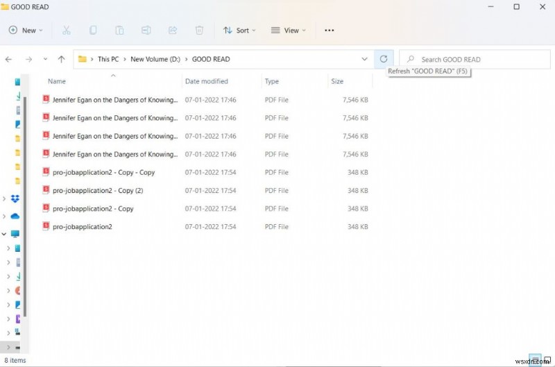 Windows 11/10에서 폴더가 비어 있음 오류를 해결하는 방법