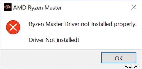 Ryzen Master 드라이버 설치 오류 해결 방법 완벽 가이드
