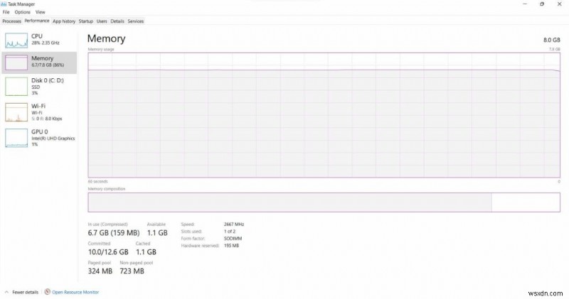 Windows 11/10에서 램(RAM) 용량, 속도, 종류 확인하는 방법 총정리