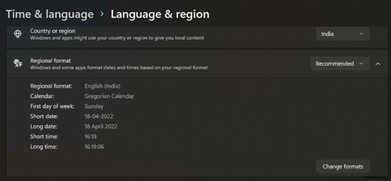 Windows 11 잠금 화면 배경 이미지 및 시계 형식 변경하는 방법