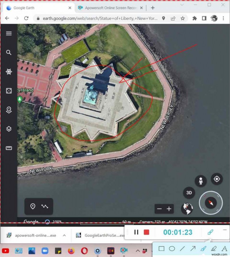 Windows/Mac/온라인에서 구글 어스(Google Earth) 영상 녹화하는 방법 완벽 가이드