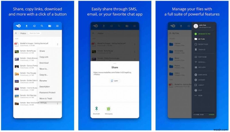 2022년 안드로이드를 위한 최고의 WeTransfer 대안 10가지