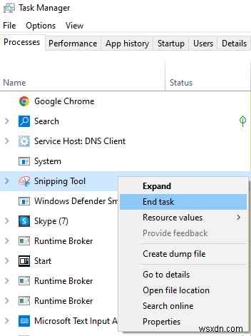 Windows 10에서 캡처 도구(Snipping Tool)가 작동하지 않을 때 해결하는 7가지 방법