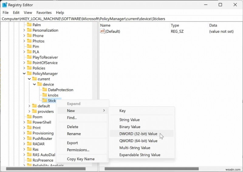 Windows 11에서 데스크톱 스티커 활성화하는 방법 (레지스트리 설정 가이드)