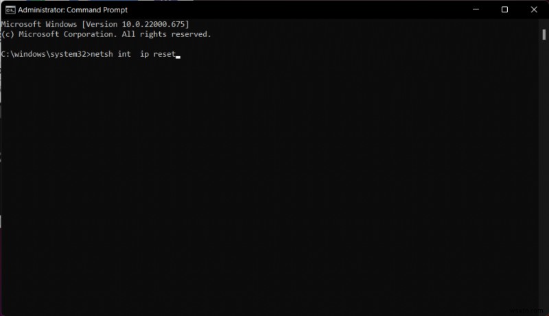 Windows 10/11에서 TCP/IP 스택을 재설정하는 방법: 인터넷 연결 오류 해결 가이드