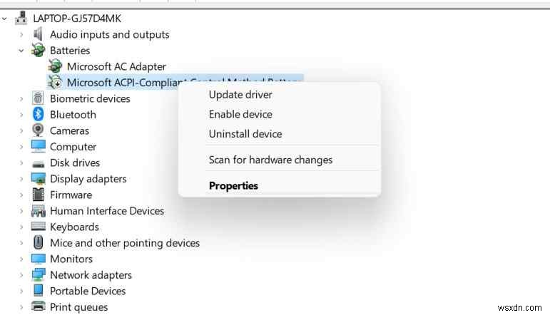 Windows 11에서 배터리가 감지되지 않는 오류 해결 방법 6가지