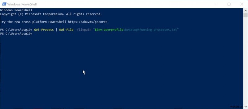 Windows에서 실행 중인 프로세스 목록을 텍스트 파일로 저장하는 방법