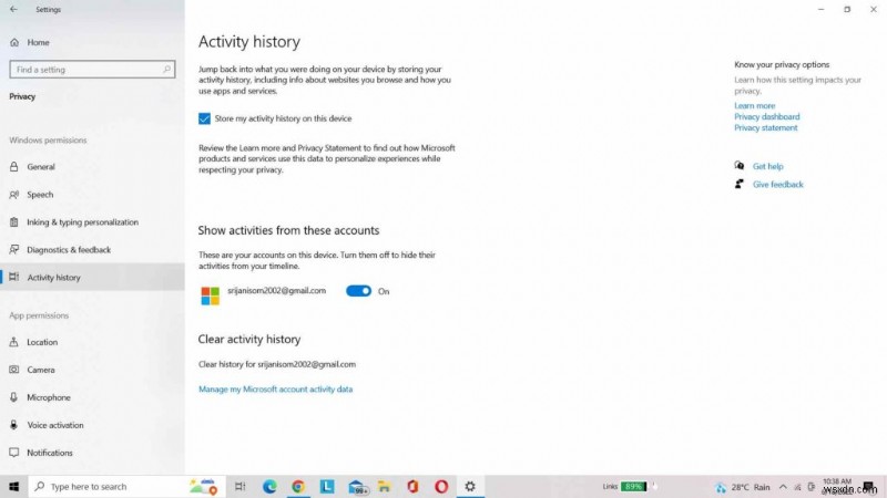 Windows 10 PC에서 활동 기록 확인하는 방법 완벽 정리