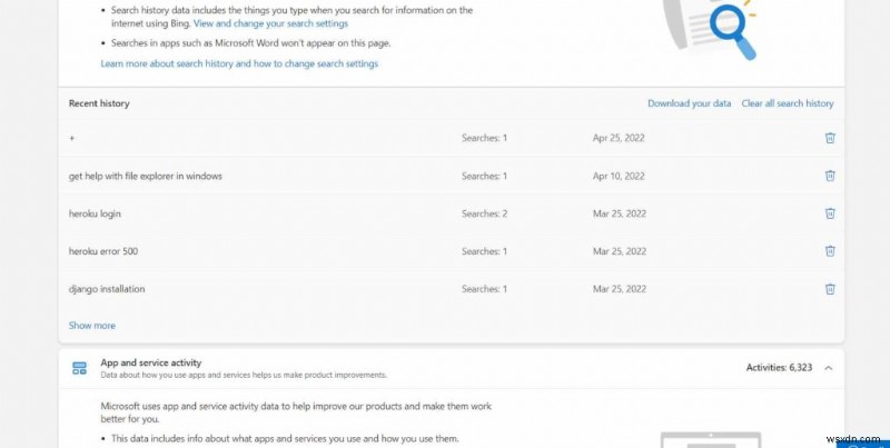 Windows 10 PC에서 활동 기록 확인하는 방법 완벽 정리