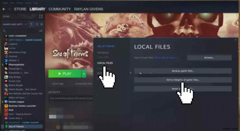PC에서 Sea of Thieves 서비스를 일시적으로 사용할 수 없습니다 오류 해결 방법