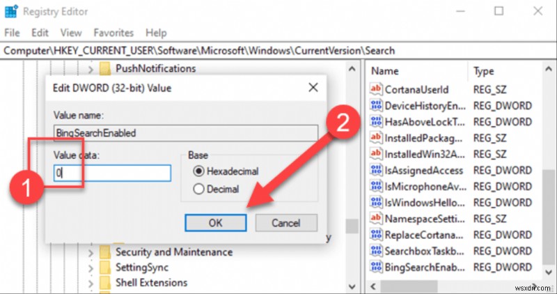 Windows 10 시작 메뉴에서 Bing 검색 완전히 끄는 방법