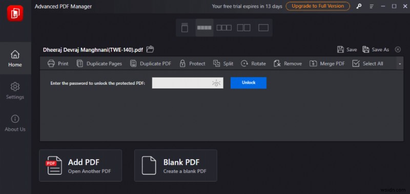 Advanced PDF Manager로 PDF 편집 잠금 설정하는 방법 – 완벽 가이드
