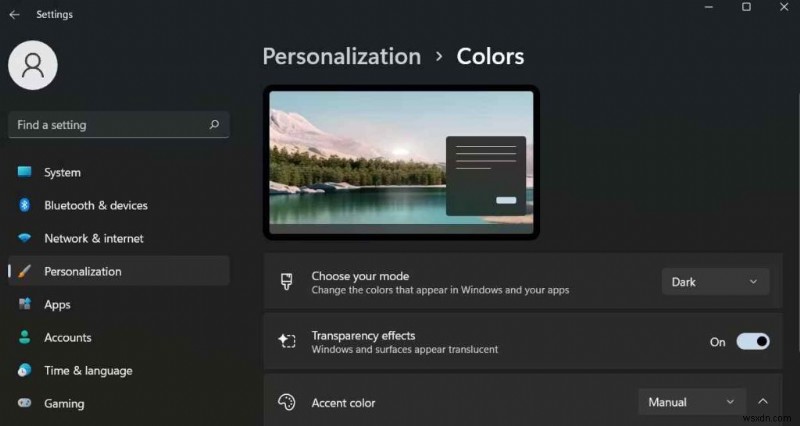 Windows 11에서 투명도 효과가 작동하지 않을 때 해결하는 6가지 방법