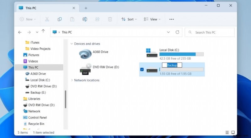 Windows 11에서 볼륨 레이블(드라이브 이름)을 변경하는 3가지 방법