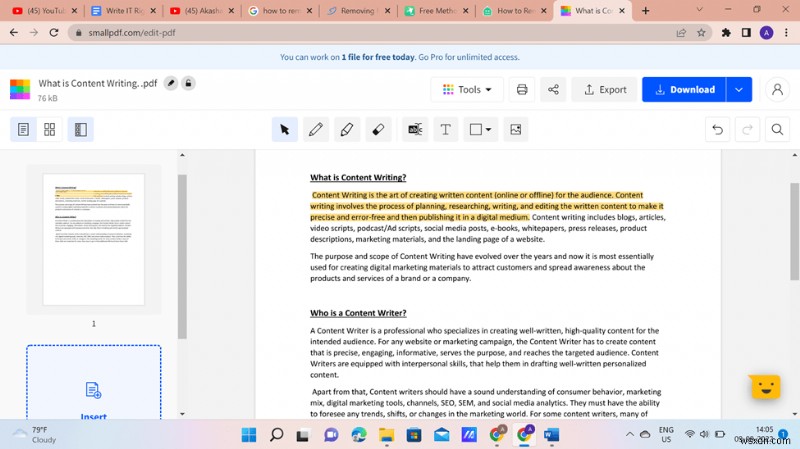 PDF 하이라이트 제거하는 방법 총정리 | 온라인·오프라인 도구 활용법