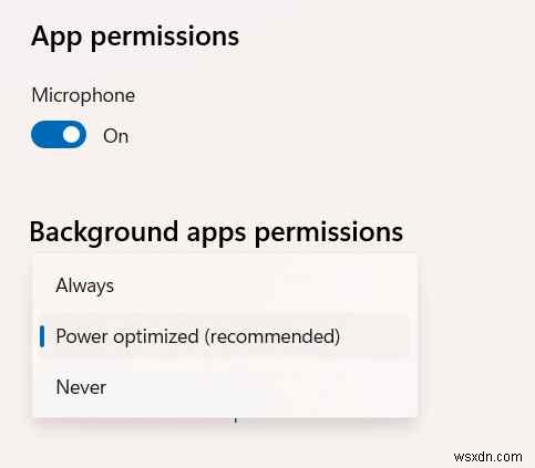 Windows 11에서 백그라운드 앱 권한 옵션이 사라졌을 때 해결하는 5가지 방법