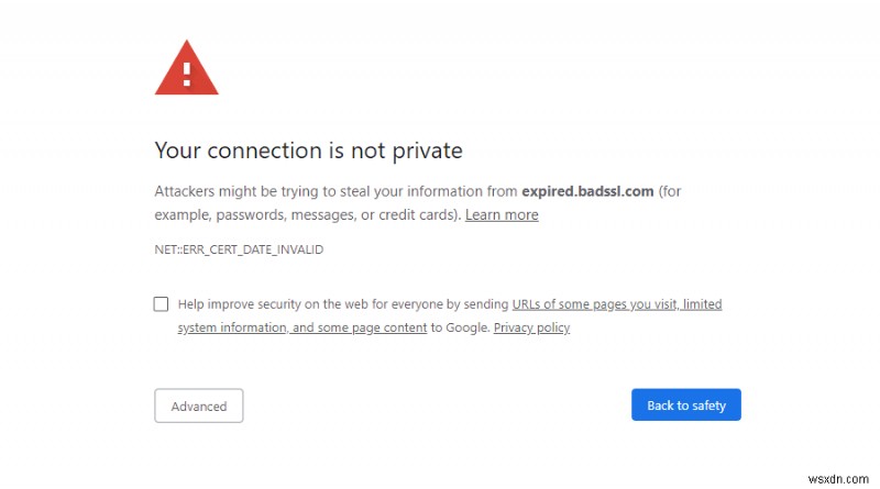 Chrome에서 NET::ERR_CERT_DATE_INVALID 오류를 해결하는 방법 완벽 가이드